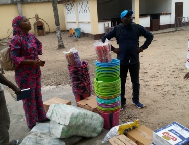 Donation to the detention center in Congo Brazzaville